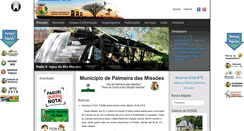 Desktop Screenshot of palmeiradasmissoes-rs.com.br